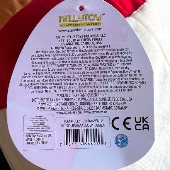 20” Squishmallow Raisy - Picture 5 of 6